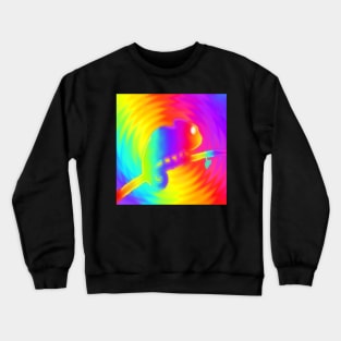 Rainbow Chameleon Crewneck Sweatshirt